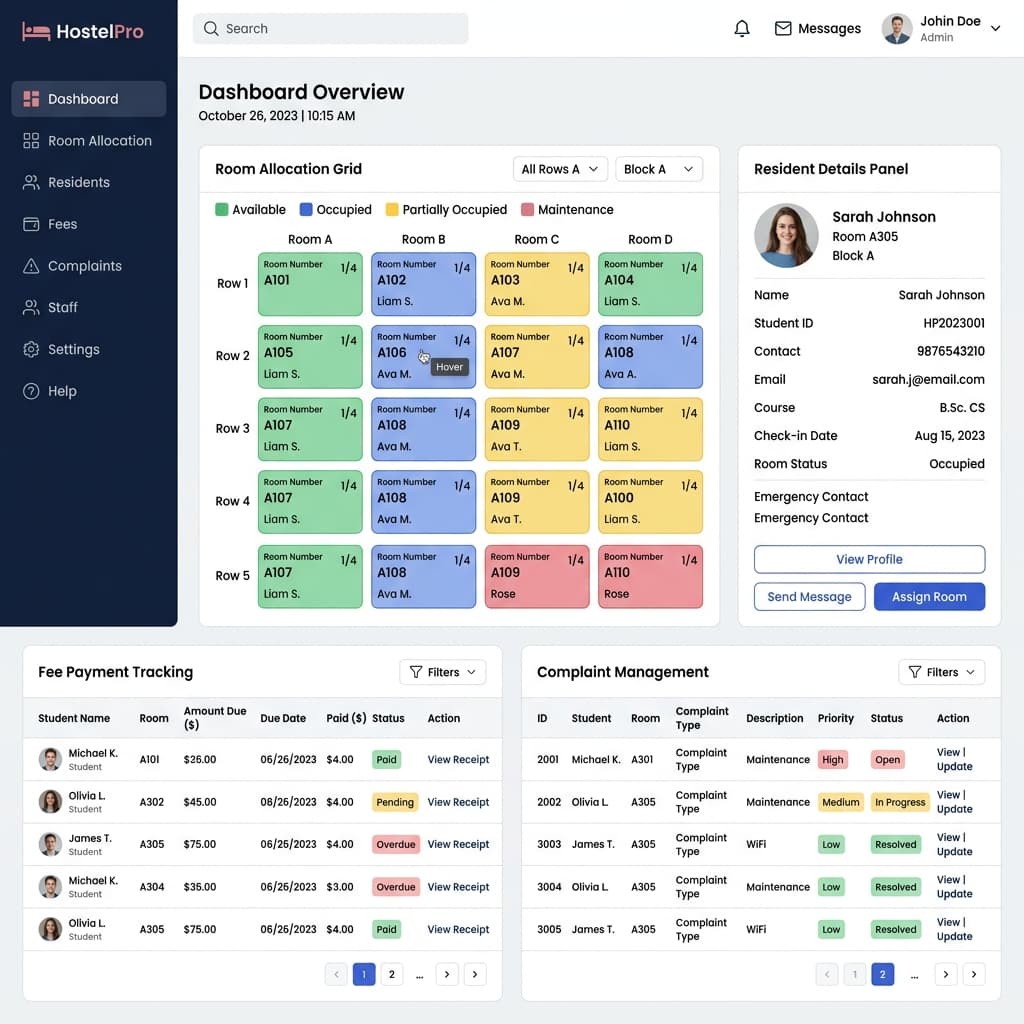 Hostel Management System